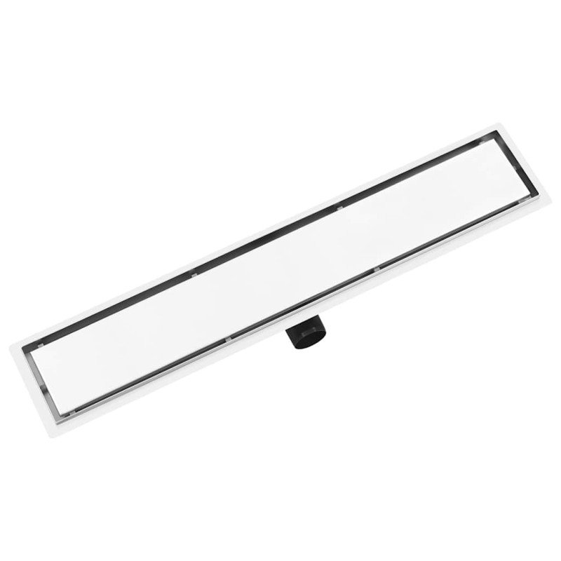 vidaXL Sprchový odtok s krytom 2 v 1 73x14 cm nehrdzavejúca oceľ