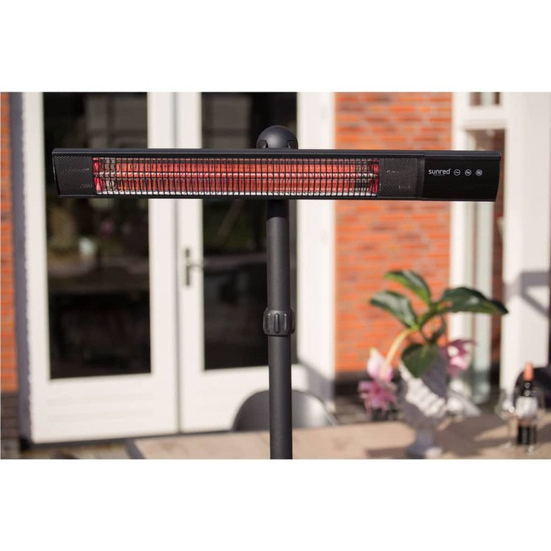 Sunred Stojanový ohrievač "Royal Diamond Dark" uhlíkový 2500 W čierny