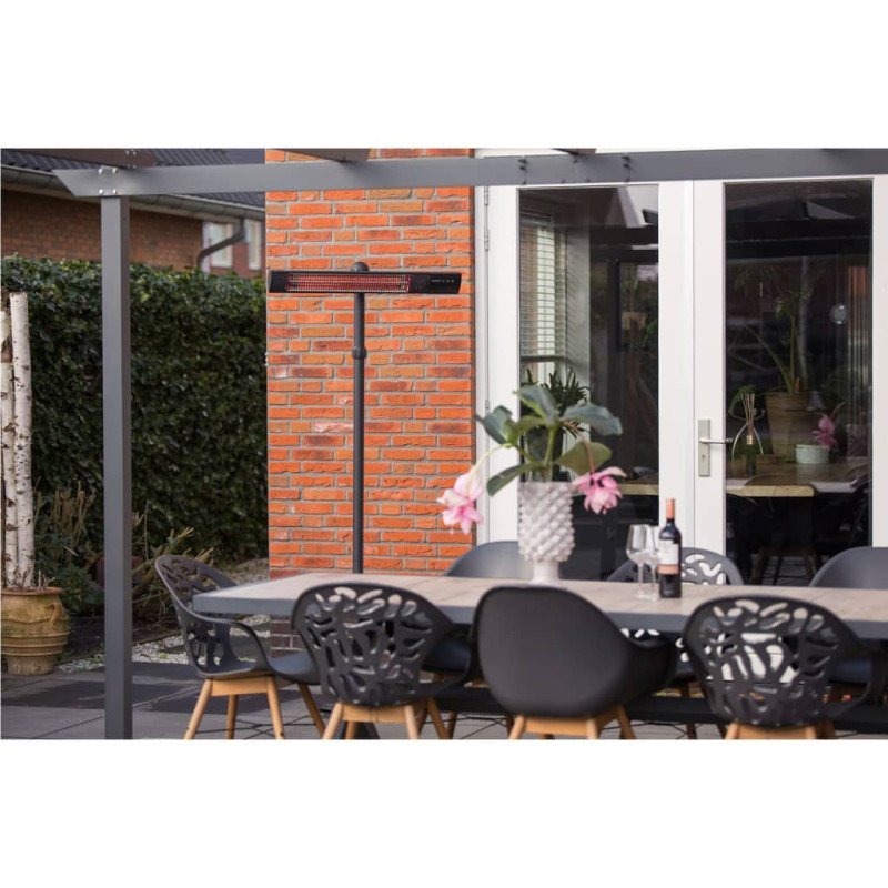 Sunred Stojanový ohrievač "Royal Diamond Dark" uhlíkový 2500 W čierny