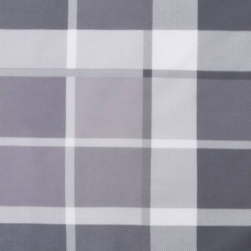 vidaXL Podložka na paletový nábytok, sivé kocky 120x80x12 cm, látka