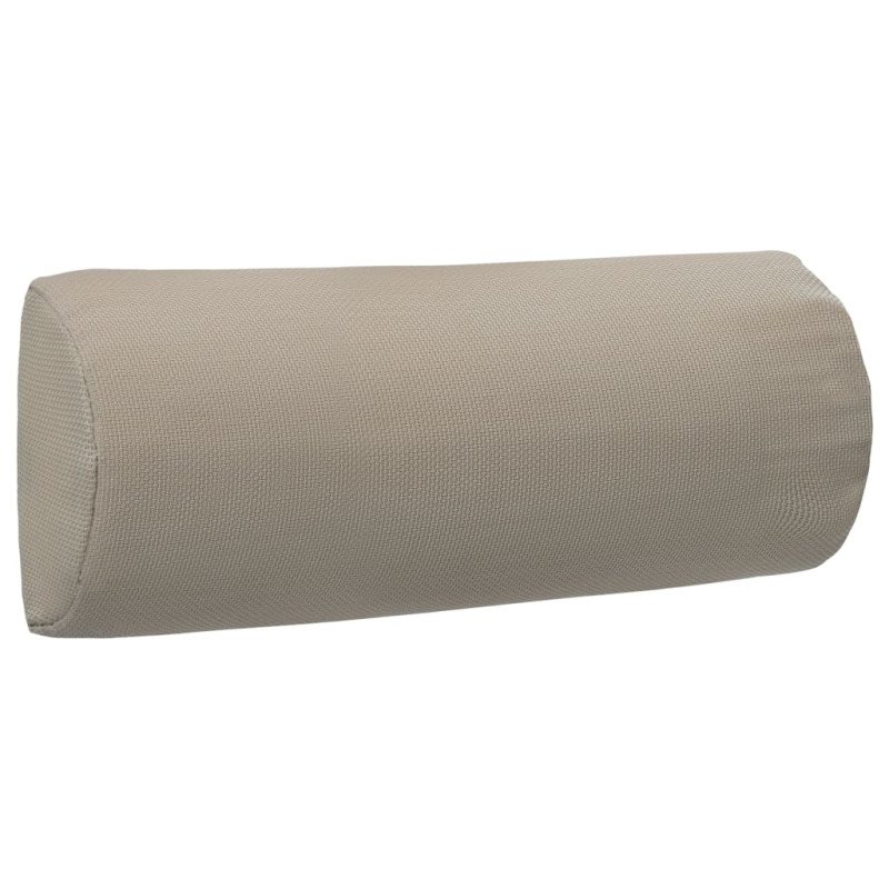 vidaXL Opierka hlavy na ležadlo sivohnedá 40x7,5x15 cm textilén