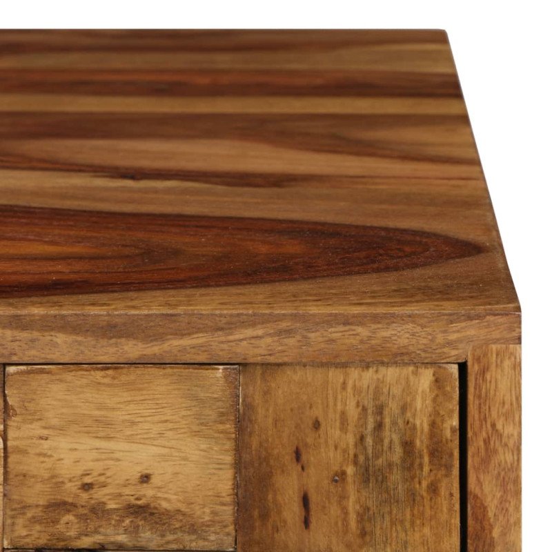 vidaXL Konferenčný stolík, sheeshamové drevo s medovou povrchovou úpravou 110x50x37 cm
