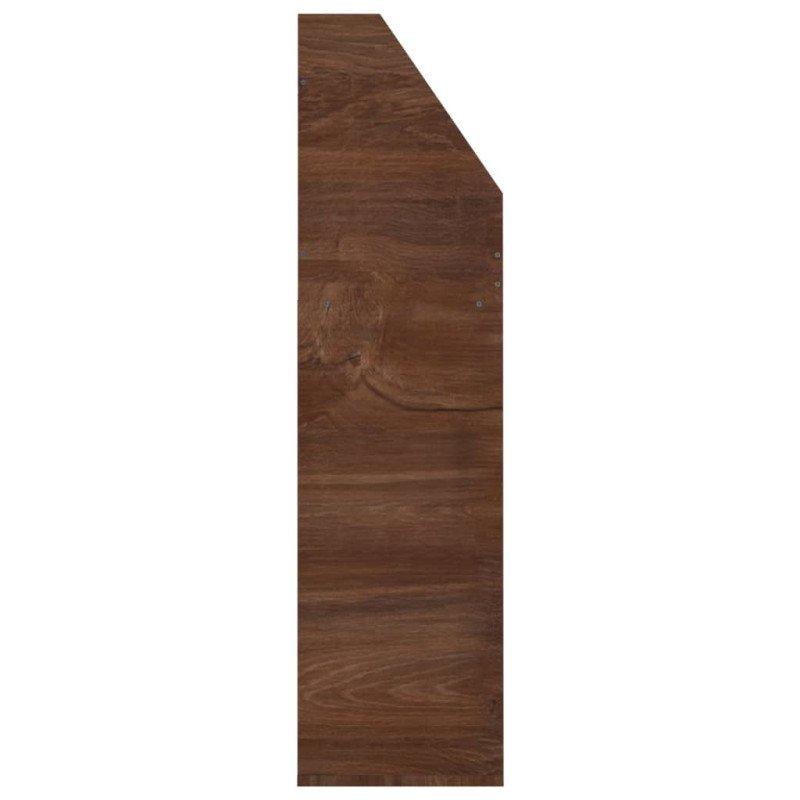 vidaXL Detský stojan na časopisy hnedý dub 71x30x114 cm spracov. drevo