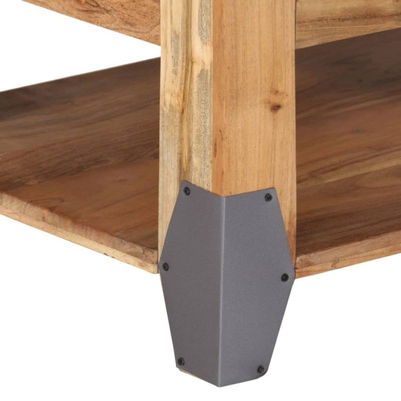 vidaXL Konferenčný stolík 110x52x45 cm masívne akáciové drevo