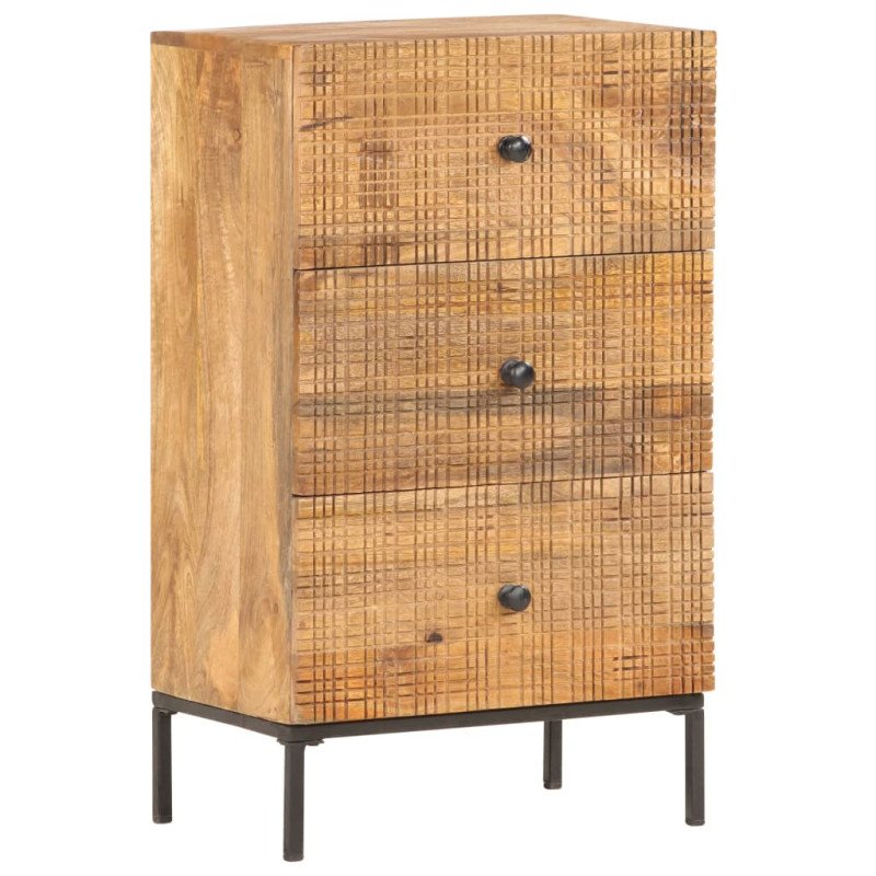 vidaXL Komoda 45x30x75 cm mangovníkový masív