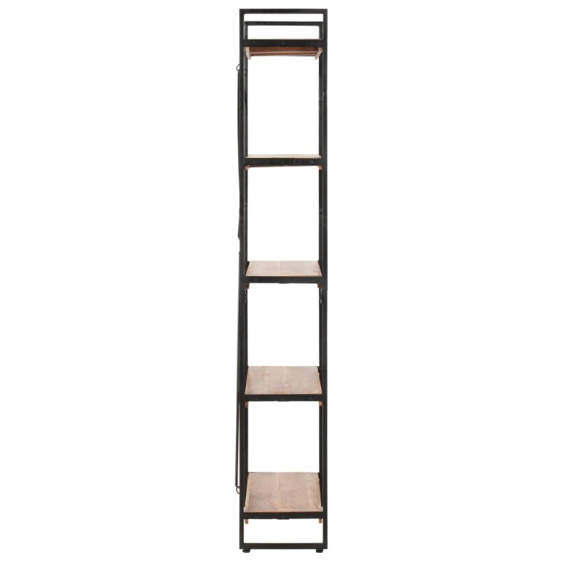 vidaXL Knižnica s 5 policami 60x30x180 cm akáciový masív
