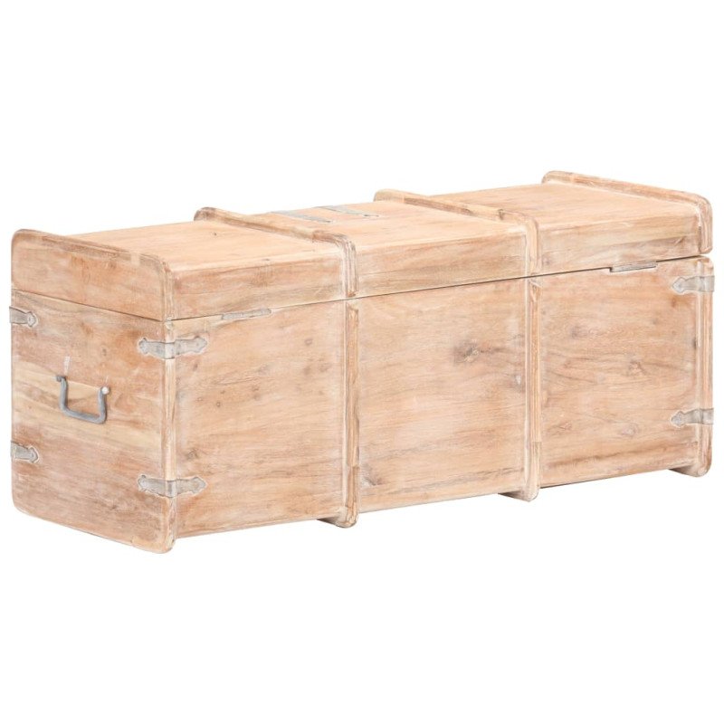 vidaXL Skladovacia truhlica 90x40x40 cm, akáciový masív