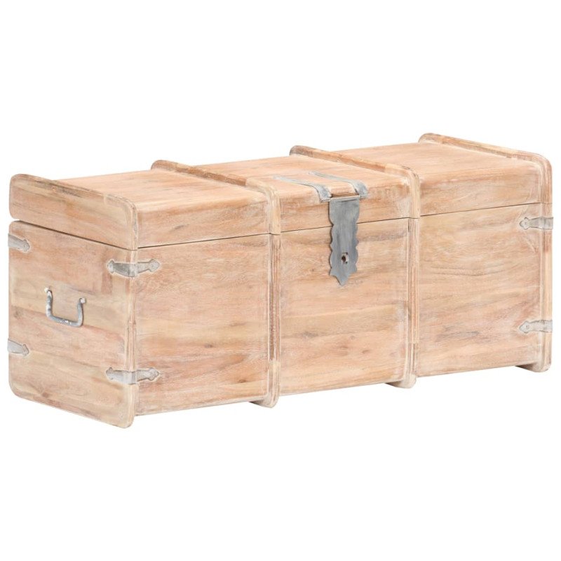 vidaXL Skladovacia truhlica 90x40x40 cm, akáciový masív