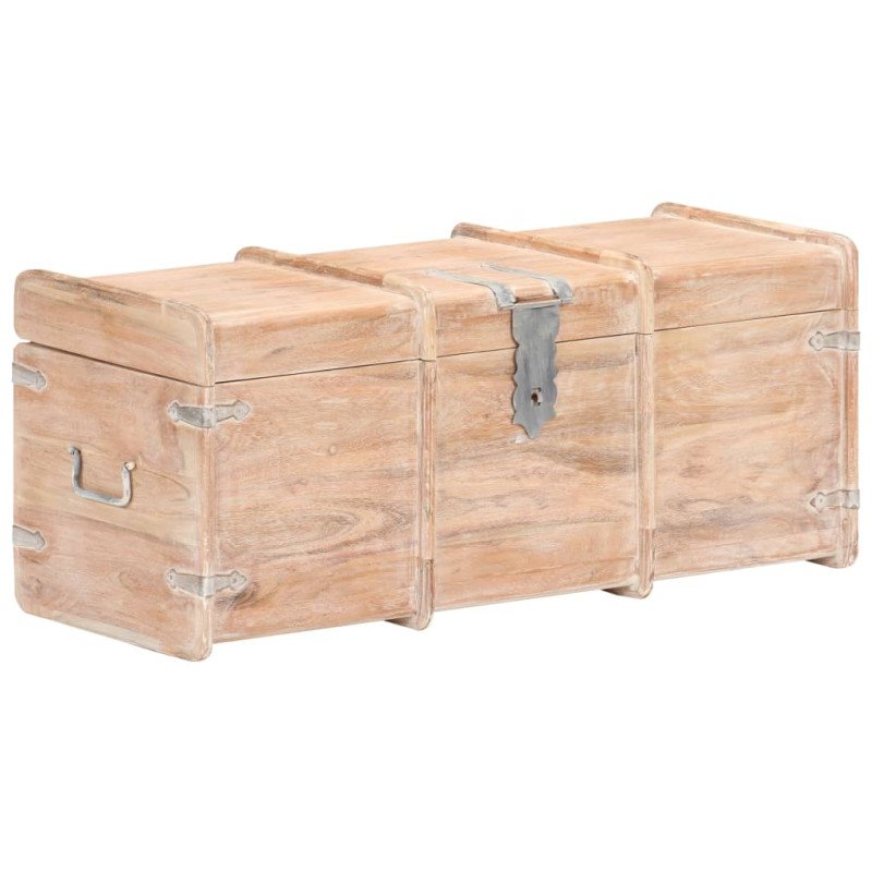 vidaXL Skladovacia truhlica 90x40x40 cm, akáciový masív