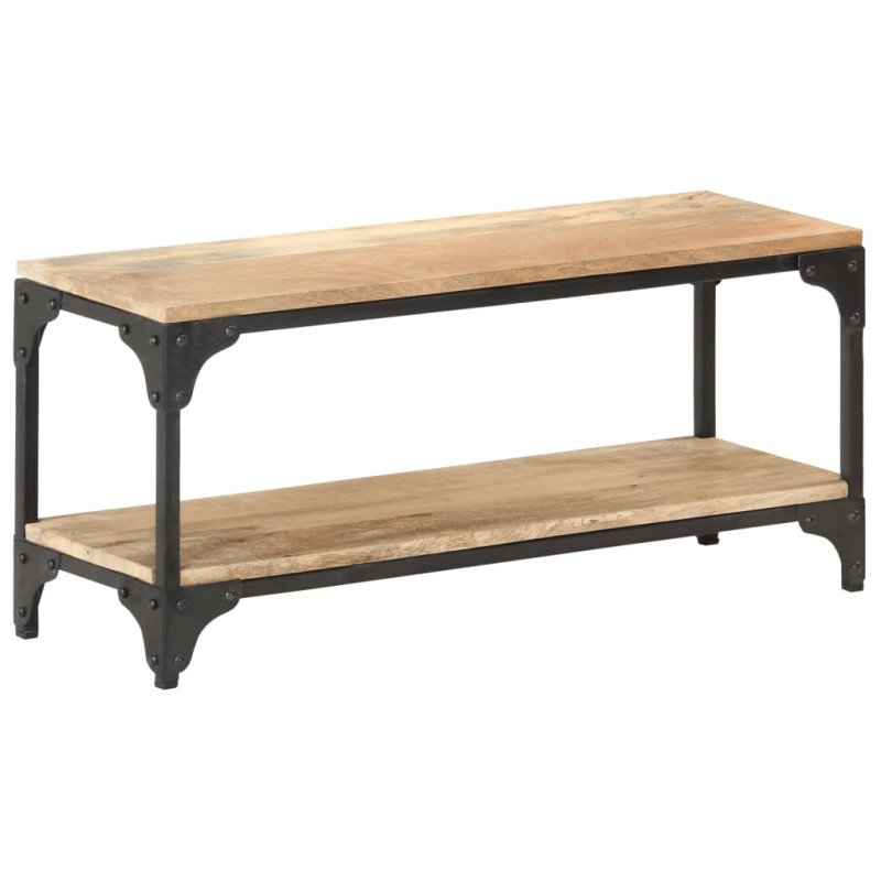 vidaXL Konferenčný stolík 90x30x40 cm mangovníkový masív