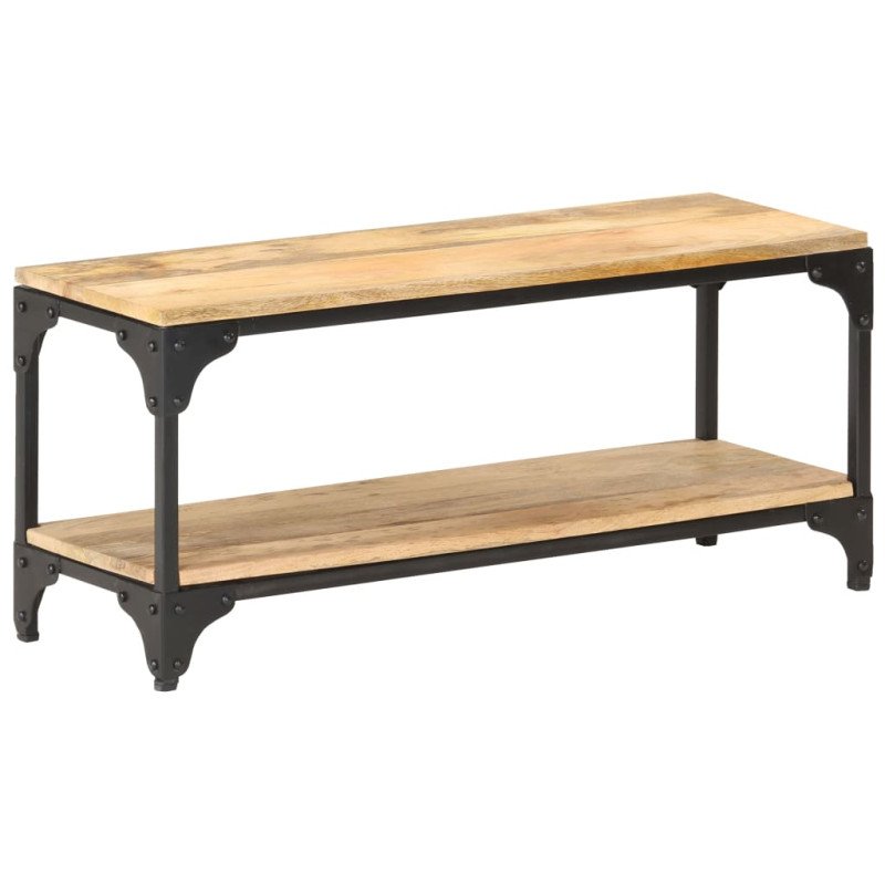 vidaXL Konferenčný stolík 90x30x40 cm mangovníkový masív
