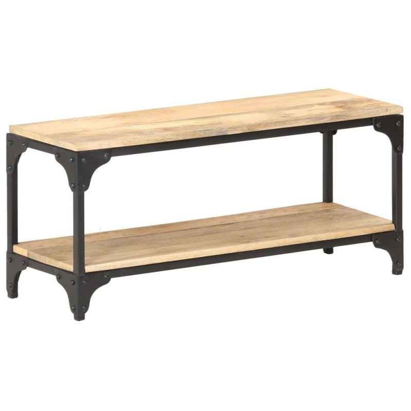 vidaXL Konferenčný stolík 90x30x40 cm mangovníkový masív