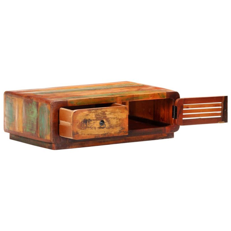 vidaXL Konferenčný stolík 90x60x29 cm, recyklovaný masív