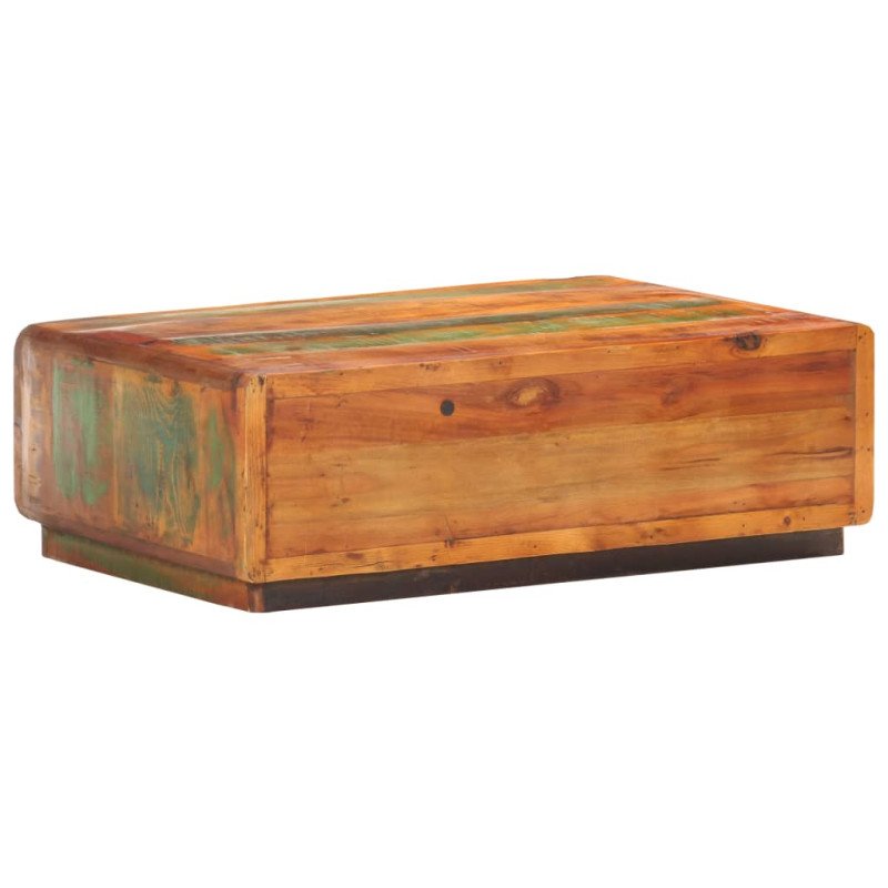 vidaXL Konferenčný stolík 90x60x29 cm, recyklovaný masív