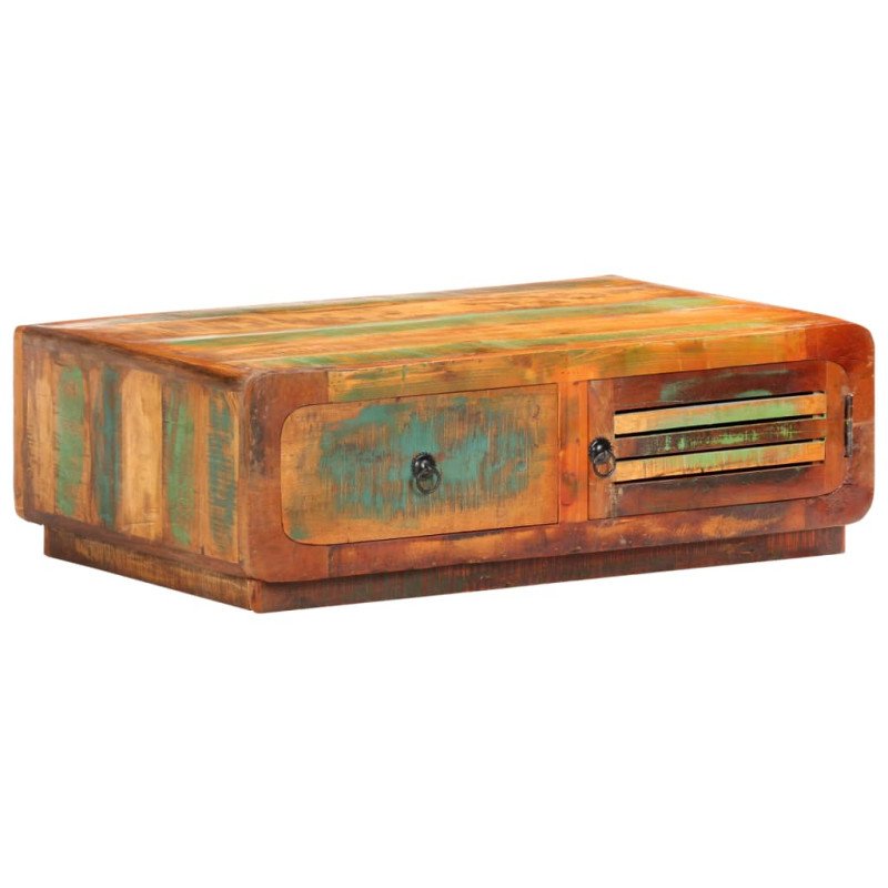 vidaXL Konferenčný stolík 90x60x29 cm, recyklovaný masív