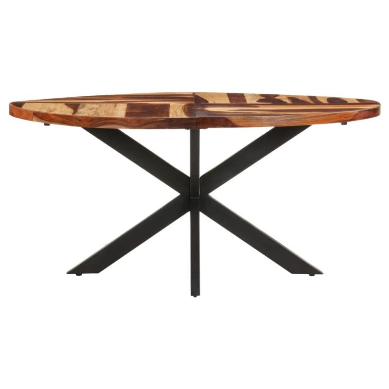 vidaXL Jedálenský stôl 160x90x75 cm masívne akáciové drevo so sheeshamovou povrchovou úpravou 