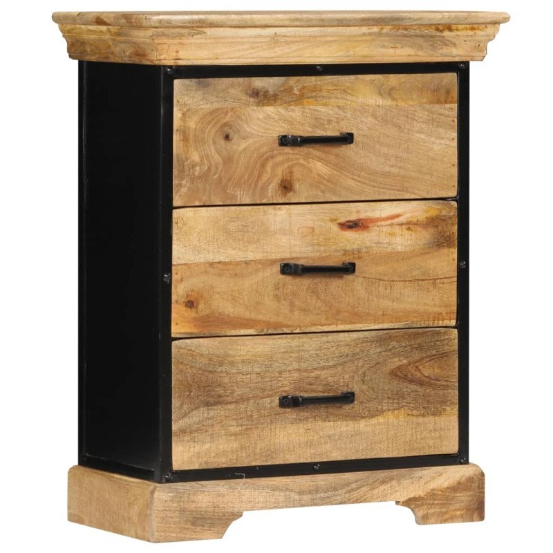 vidaXL Skrinka so zásuvkami 60x30x75 cm masívne mangovníkové drevo 
