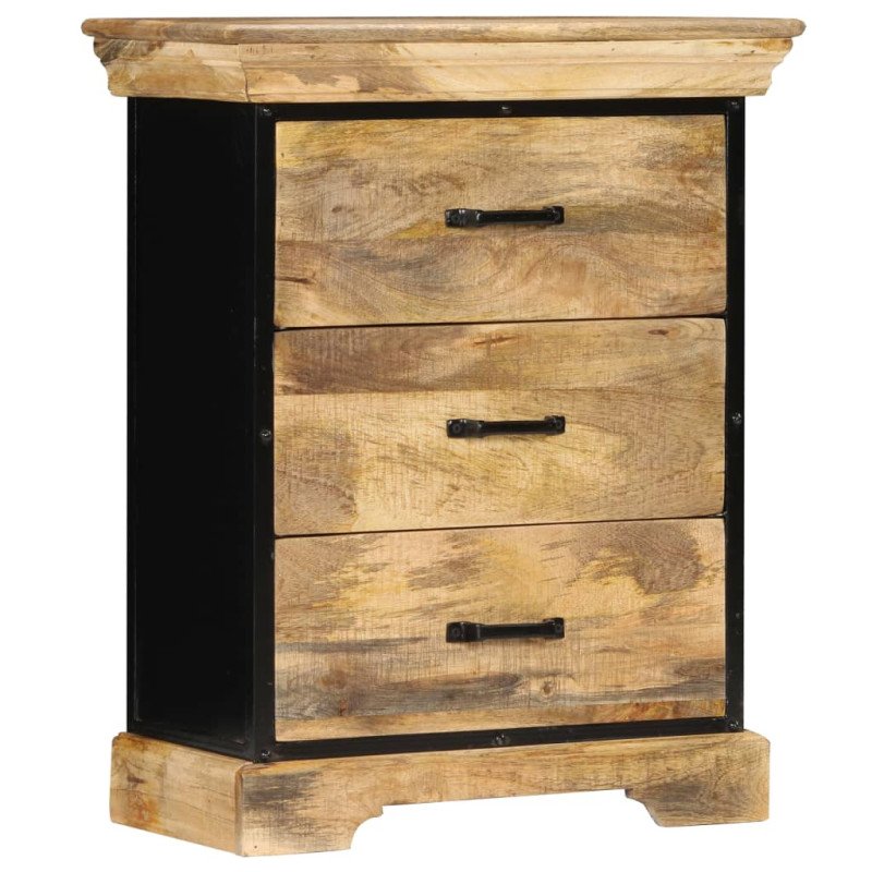 vidaXL Skrinka so zásuvkami 60x30x75 cm masívne mangovníkové drevo 