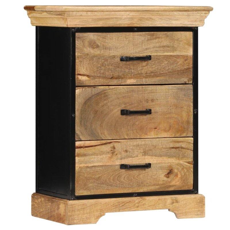 vidaXL Skrinka so zásuvkami 60x30x75 cm masívne mangovníkové drevo 