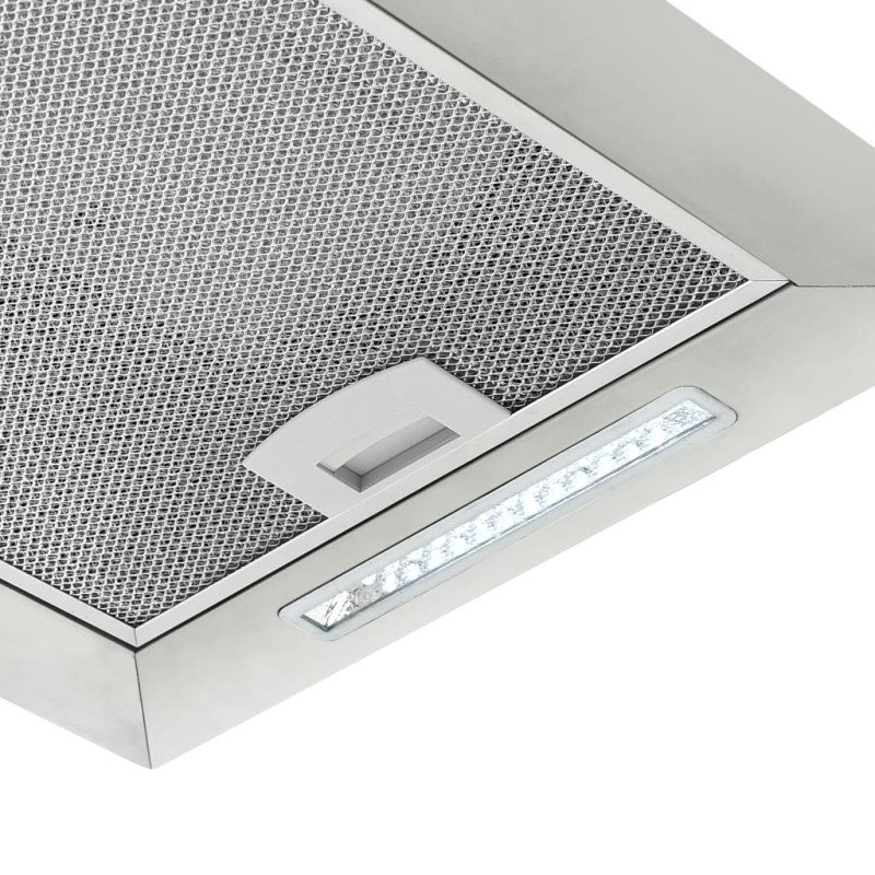 vidaXL Závesný ostrovný digestor s dotykovým senzorom LCD 37 cm nehrdzavejúca oceľ 