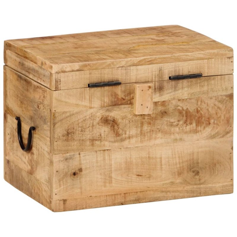 vidaXL Úložný box 39x28x31 cm mangovníkový masív