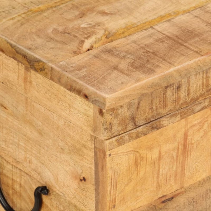 vidaXL Úložný box 39x28x31 cm mangovníkový masív