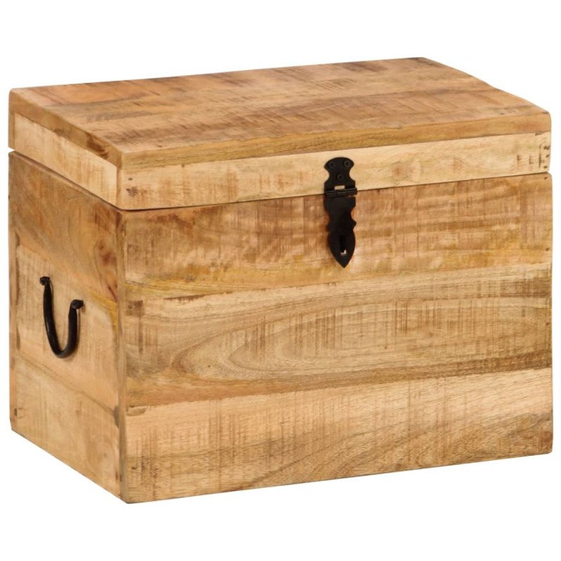 vidaXL Úložný box 39x28x31 cm mangovníkový masív