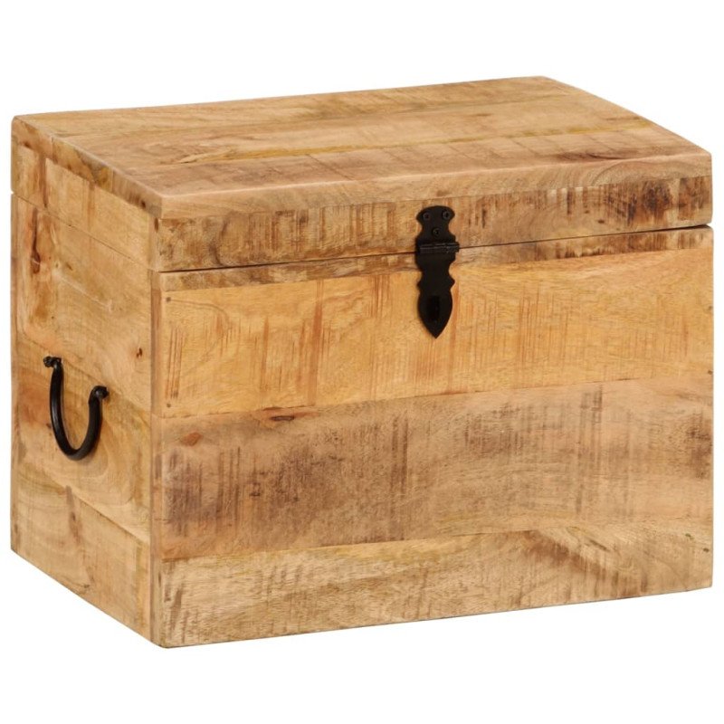 vidaXL Úložný box 39x28x31 cm mangovníkový masív