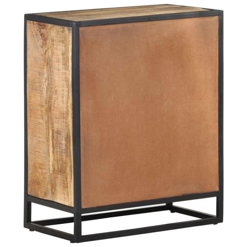 vidaXL Ručne vyrezávaná komoda 60x35x75 cm masívne mangovníkové drevo