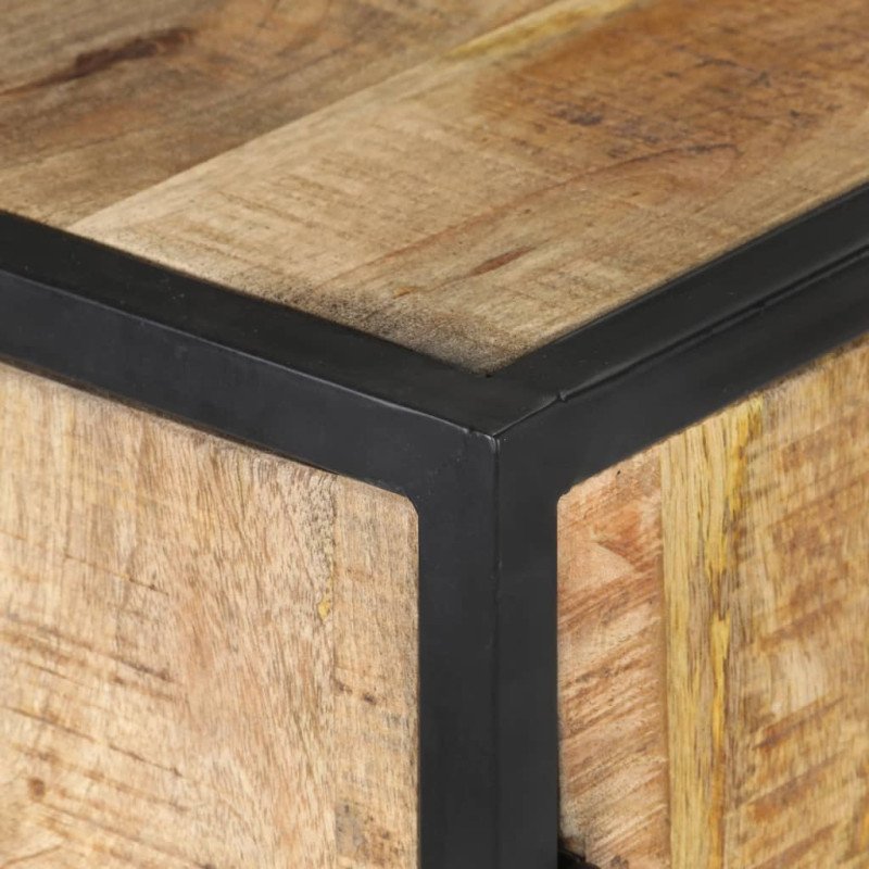 vidaXL Ručne vyrezávaná komoda 60x35x75 cm masívne mangovníkové drevo