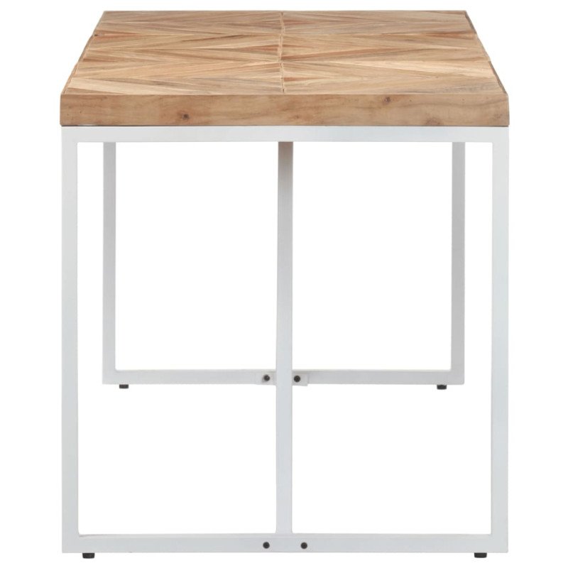 vidaXL Jedálenský stôl 160x70x76 cm akáciový a mangovníkový masív