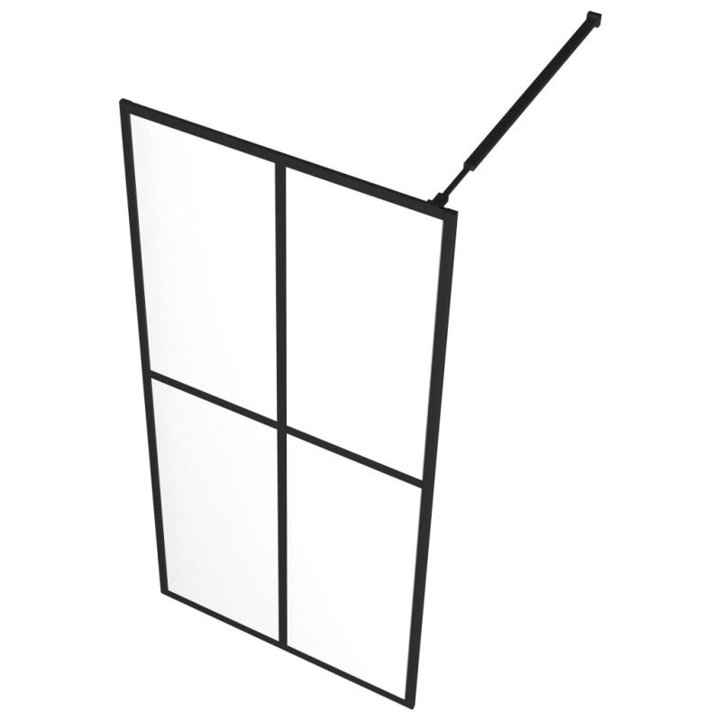 vidaXL Sprchová zástena walk-in, priehľadné tvrdené sklo 140x195 cm