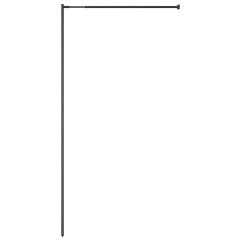 vidaXL Sprchová zástena walk-in, priehľadné tvrdené sklo 140x195 cm