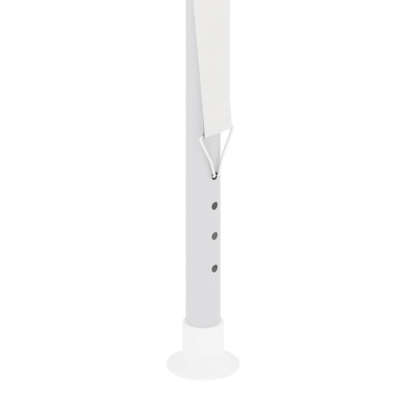 vidaXL Profesionálny párty stan+bočné steny 2x2 m, biely 90 g/m²