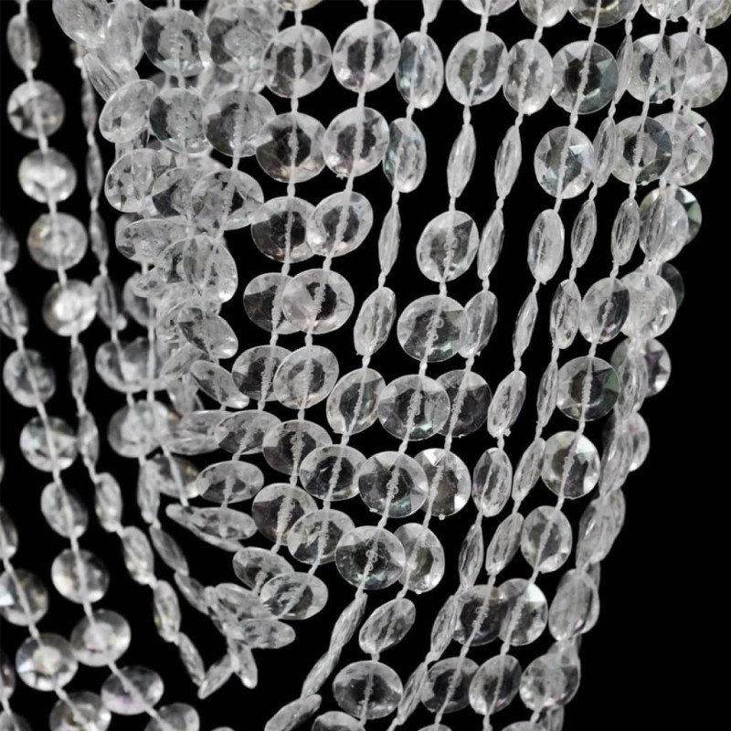 Krištáľový prívesný luster 22 x 58 cm