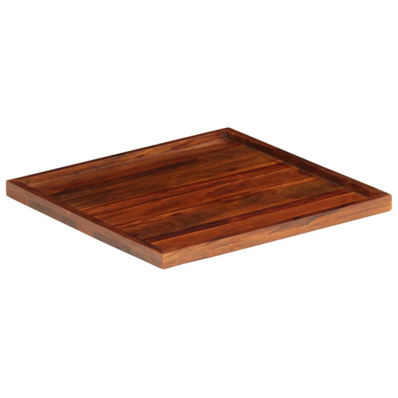 vidaXL Servírovací podnos masívne sheeshamové drevo 50x50 cm