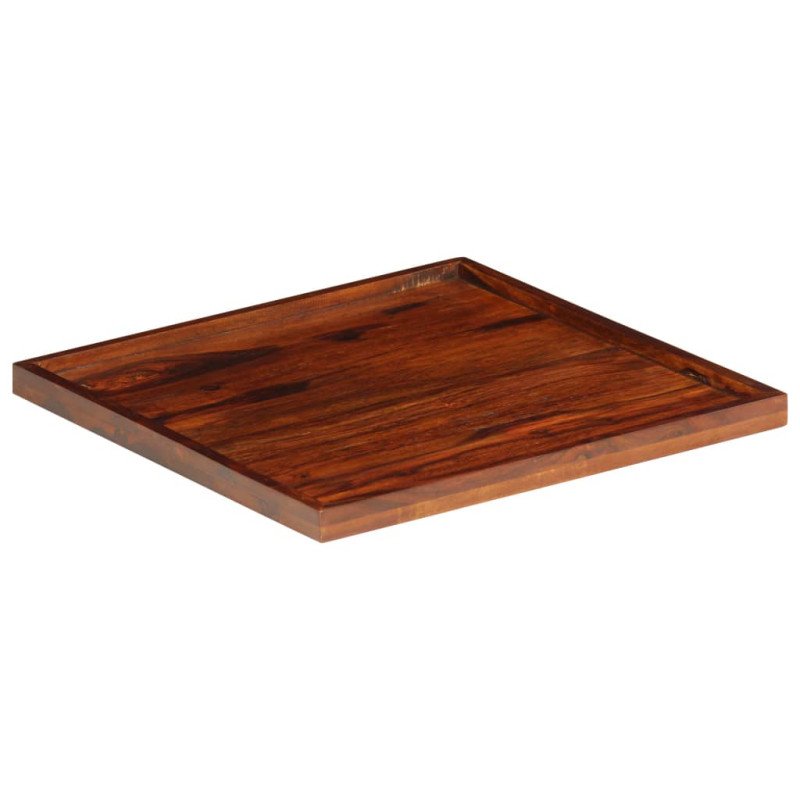 vidaXL Servírovací podnos masívne sheeshamové drevo 50x50 cm