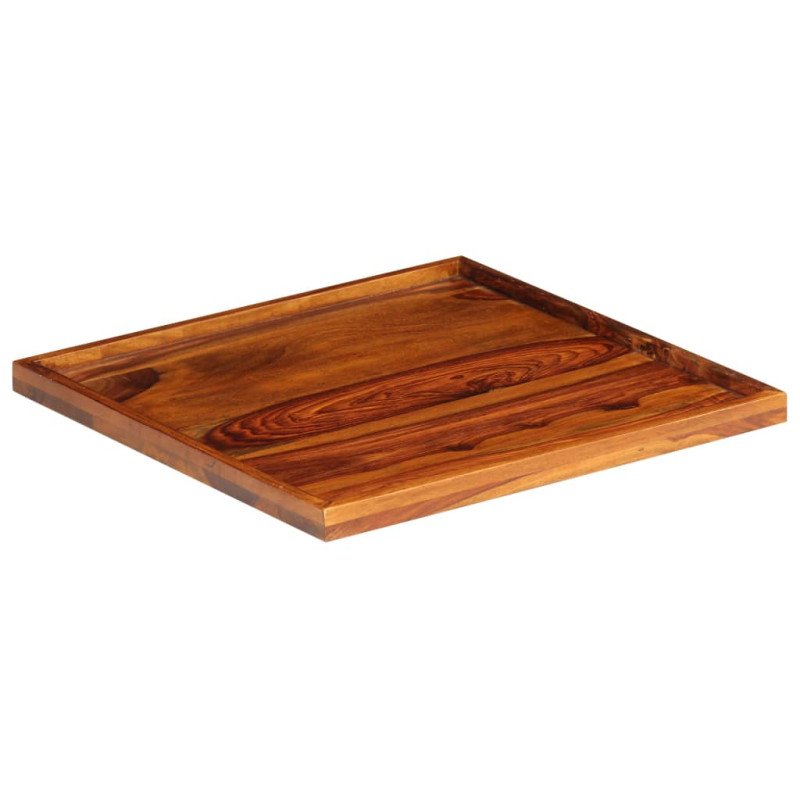 vidaXL Servírovací podnos masívne sheeshamové drevo 50x50 cm