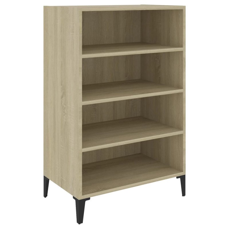 vidaXL Komoda, dub sonoma 57x35x90 cm, kompozitné drevo