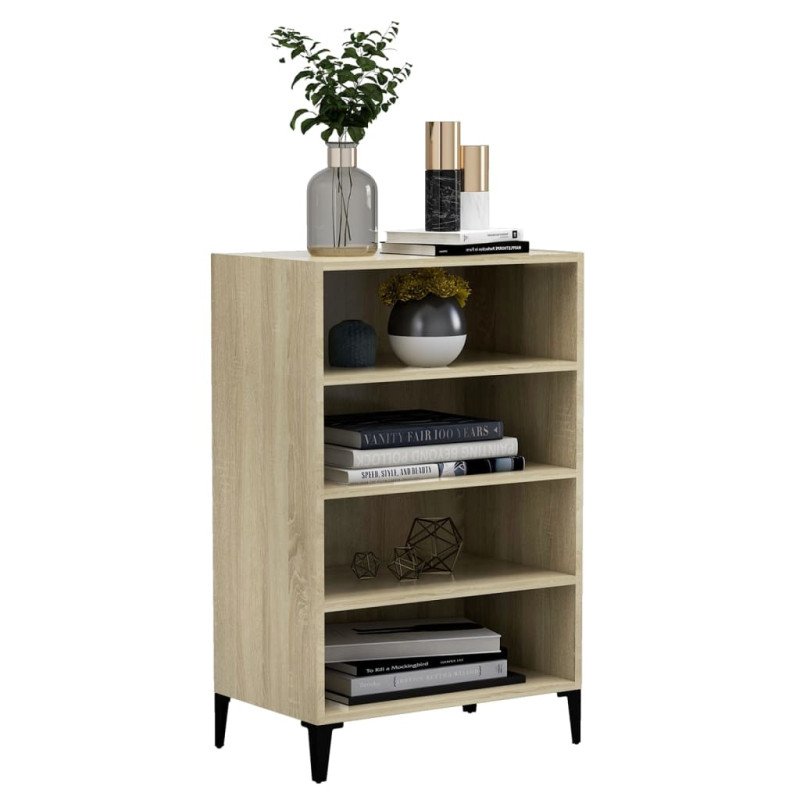 vidaXL Komoda, dub sonoma 57x35x90 cm, kompozitné drevo
