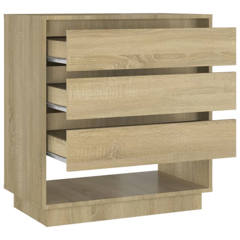 vidaXL Komoda dub sonoma 70x41x75 cm drevotrieska
