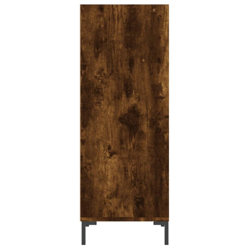vidaXL Komoda dymový dub 34,5x32,5x90 cm kompozitné drevo