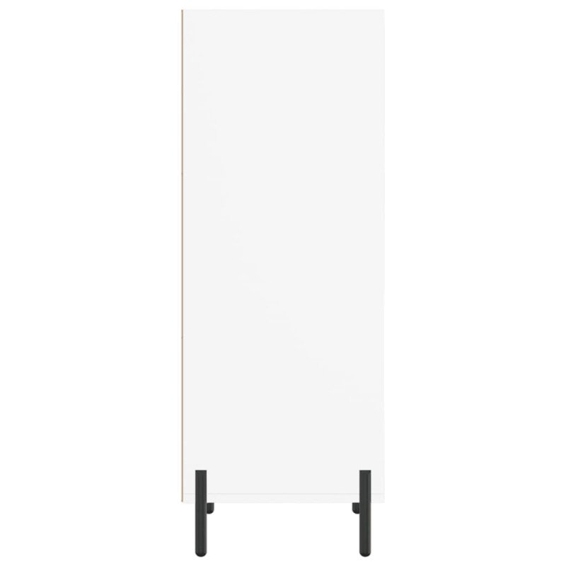 vidaXL Komoda biela 34,5x32,5x90 cm kompozitné drevo