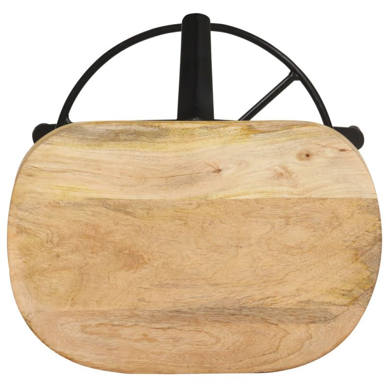 vidaXL Barové stoličky 2 ks 76 cm mangovníkový masív