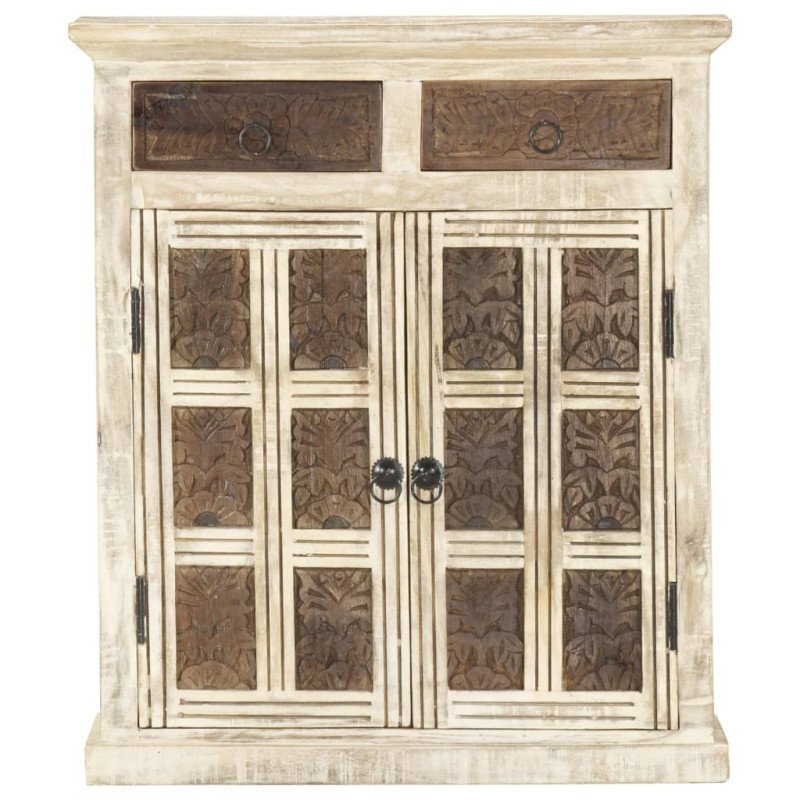vidaXL Komoda 65x30x75 cm mangovníkový masív