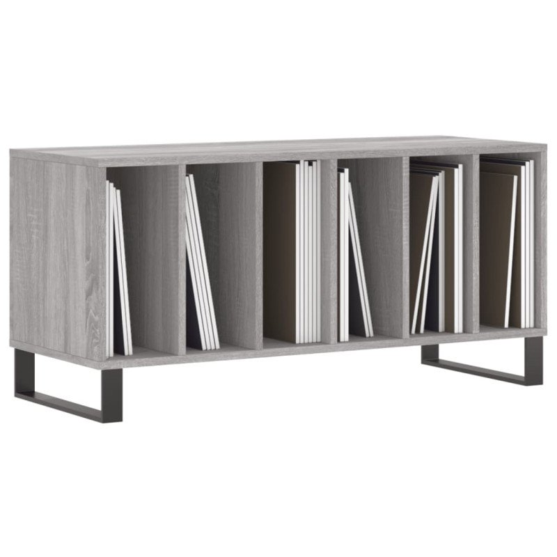 vidaXL Skrinka na platne sivá sonoma 100x38x48 cm kompozitné drevo