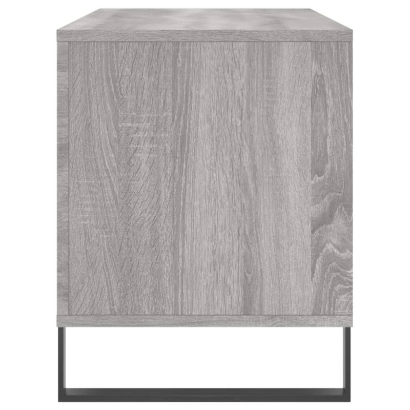 vidaXL Skrinka na platne sivá sonoma 100x38x48 cm kompozitné drevo