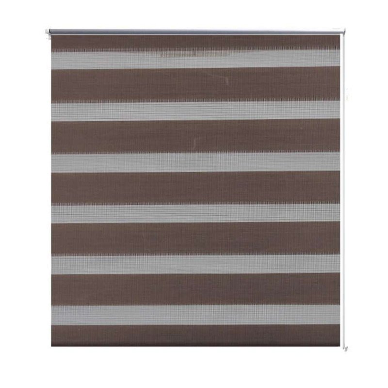 Roleta Zebra 120 x 175 cm kávová