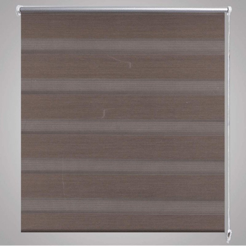 Roleta Zebra 120 x 175 cm kávová