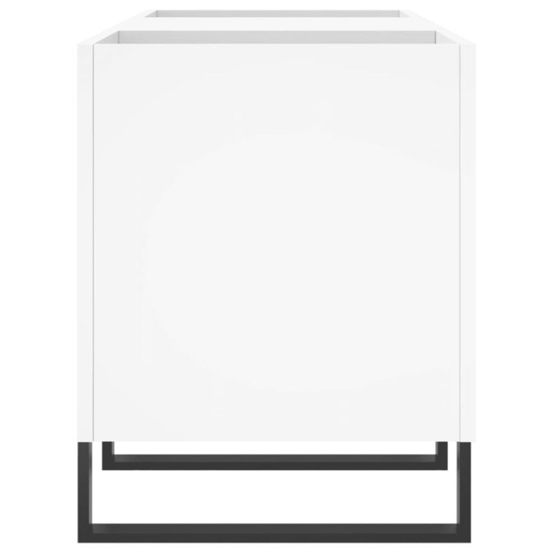 vidaXL Skrinka na platne biela 121x38x48 cm kompozitné drevo
